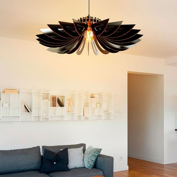 Wellhome Wh1109 Pendellampe 2 Enheder Gylden