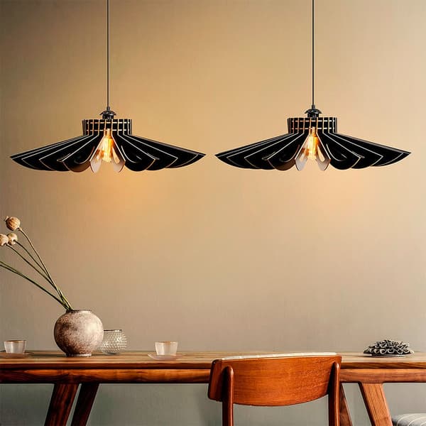 Wellhome Wh1109 Pendellampe 2 Enheder Gylden