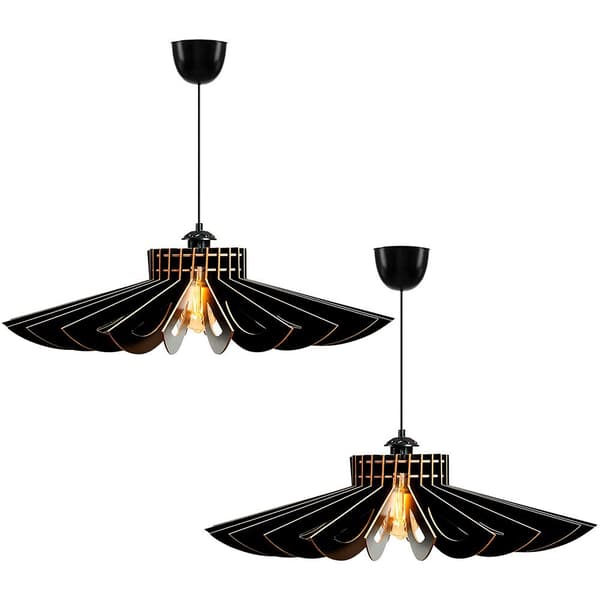 Wellhome Wh1109 Pendellampe 2 Enheder Gylden