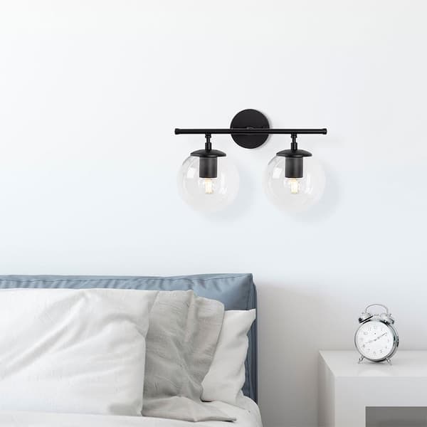 Wellhome Seinälle Asennettava Valaisin Läpinäkyvällä Varjostimella E14 40w