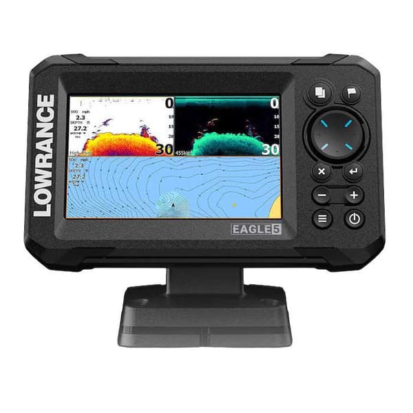 Lowrance Eagle 5 Splitshot Koetin Hopeinen