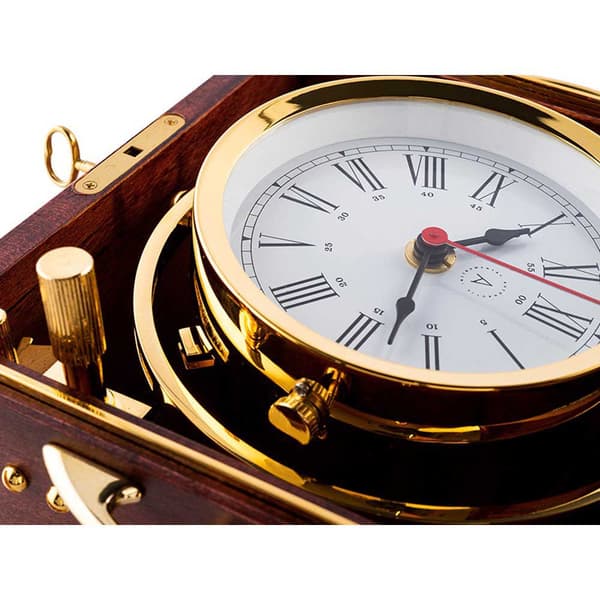Autonautic Instrumental Professionelt Marine Kronometer Cmq Gylden