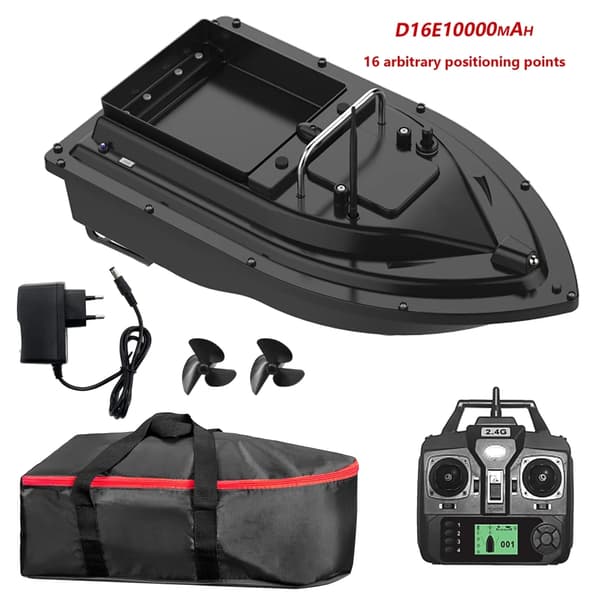 GPS Fiskebåt för bete, 500M Kontrollområde, 4,4lb Lastkapacitet,D16B GPS 5200mAh