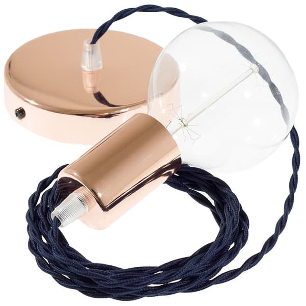 Creative Cables Tm20 50 Cm Hængende Lampe Pendel Blå