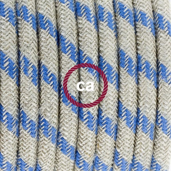 Creative Cables Rd55 Stripes 50 Cm Hængende Lampe Pendel Hvid