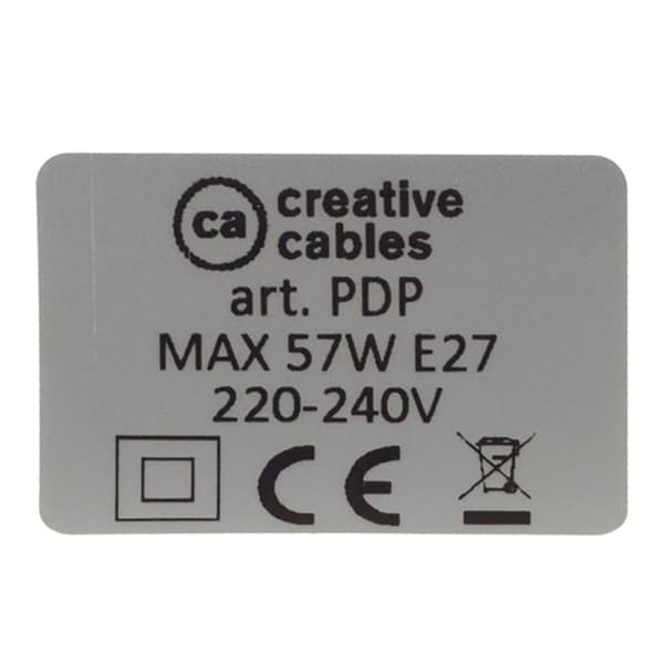 Creative Cables Rz07 Zigzag 1 M Hänglampa Pendel Lila