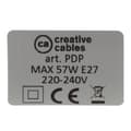 Miniatyrbild 8 av 9: Creative Cables Rz07 Zigzag 1 M Hänglampa Pendel Lila