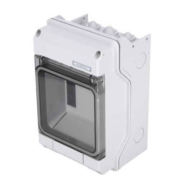 Bals 230v 5 Modul Vandtæt Boks Transparent 200 x 125 x 111 mm
