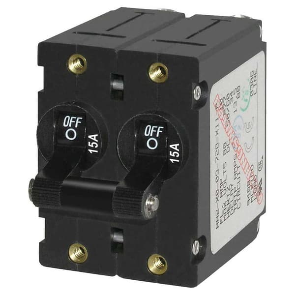 Blue Sea Systems Skift Afbryder Bipolar Søvfarvet 30 A