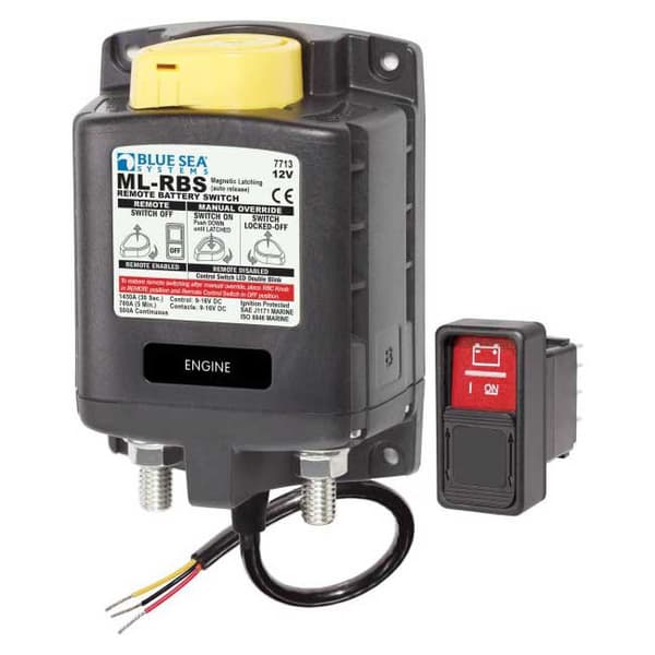 Blue Sea Systems Batteribrytare Ml-rbs 12v 500a Durchsichtig