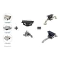 Miniatyrbillede 3 af 3: Seanox Sæt Af Små Skærmstøtte Og Rail Mount Gps/sensor 450270 Sort