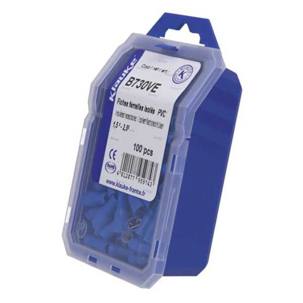 Oem Marine Isoleret Kvindeklip Terminal 100 Enheder Transparent 6.3 x 0.8 mm