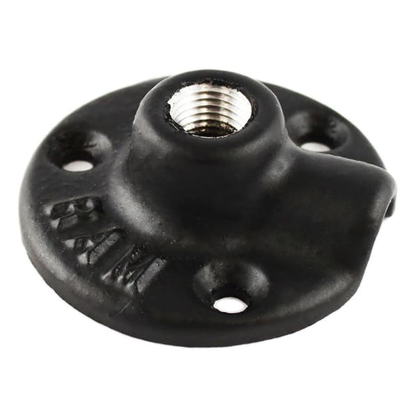 Ram Mounts Rund 90º Bas Med 1/4´´ Npt Gänghål Silver