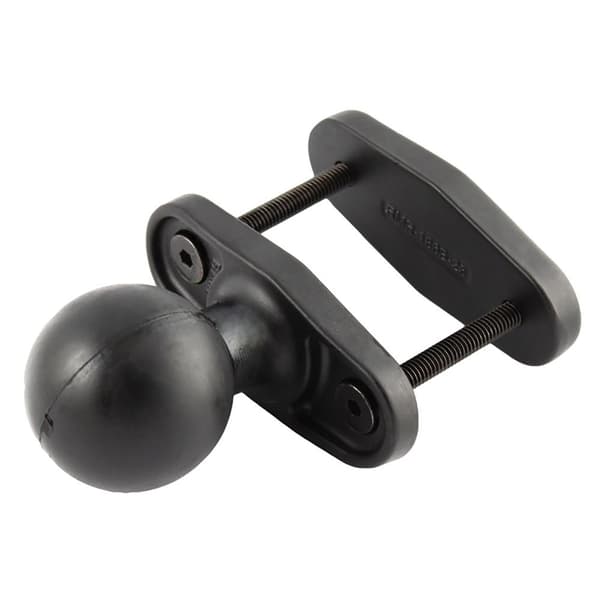Ram Mounts 2.5´´ Bred Fyrkantig Stolpklämma Bas Silver