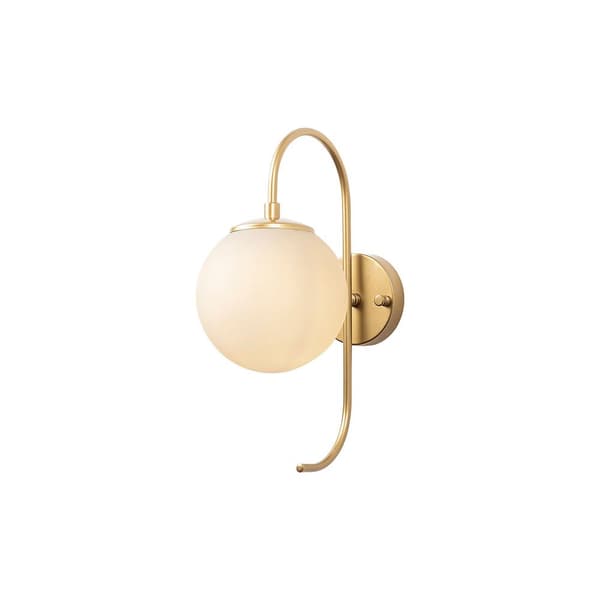 Wellhome Böjd Vägglampa E14 15w
