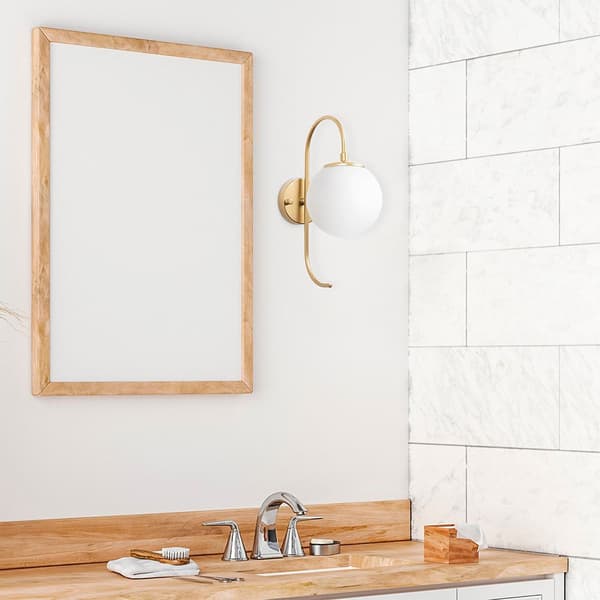 Wellhome Böjd Vägglampa E14 15w