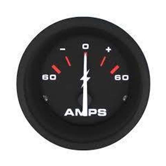 Veethree Amperemeter Amega Sort 52 mm