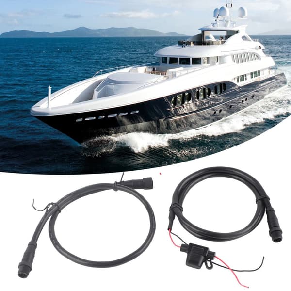 Marin NMEA 2000 Startpaket, 1m Strömkabel, IP67 Vattentät, Oljeresistent
