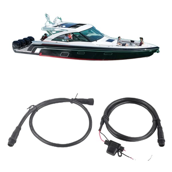 Marin NMEA 2000 Startpaket, 1m Strömkabel, IP67 Vattentät, Oljeresistent