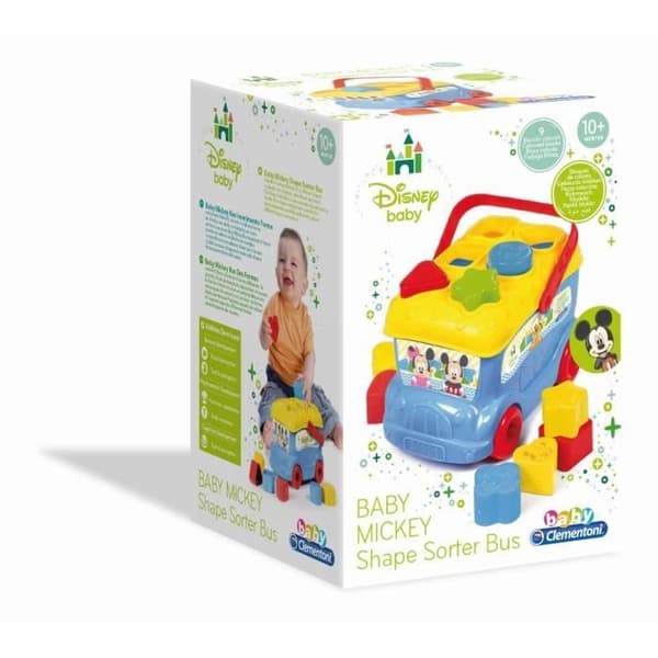 CLEMENTONI Disney Baby - Bussen av Mickey-former - Spel för tidig inlärning