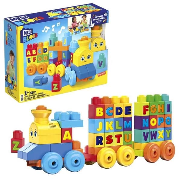 MEGA BLOKS - Alfabetet tåg