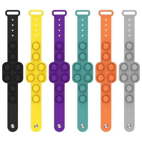 2-PACK POP-IT Fidget Klocka