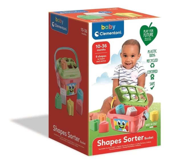 Plocklåda 100% Återvunnen Plast Baby Clementoni