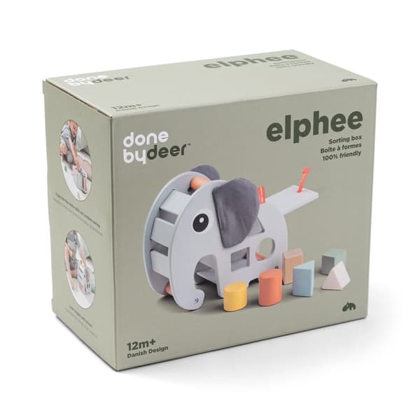 Done by Deer Sorting box Elphee Grey