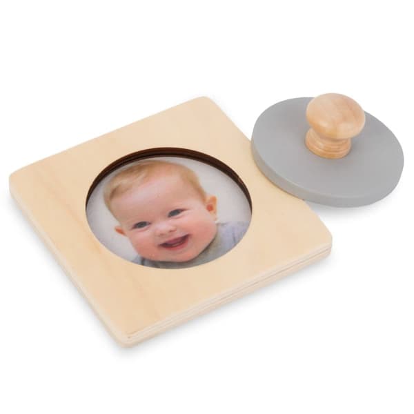 Mamabrum, Montessori-koulutuslaatikko vauvoille, 6 koulutuslelua, puiset lelut, helistin, lohkot, auto, siili, puukirja,...