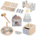 Miniatyrbild 1 av 11: Mamabrum, Montessori pedagogisk låda för små barn, hammarspel, Montessori pussel, multifunktionell låda, stallpussel...