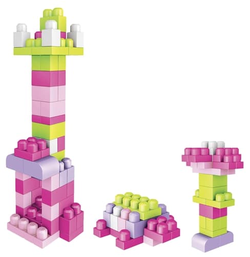 Mega Bloks Byggeklosser 60 stk Rosa Veske
