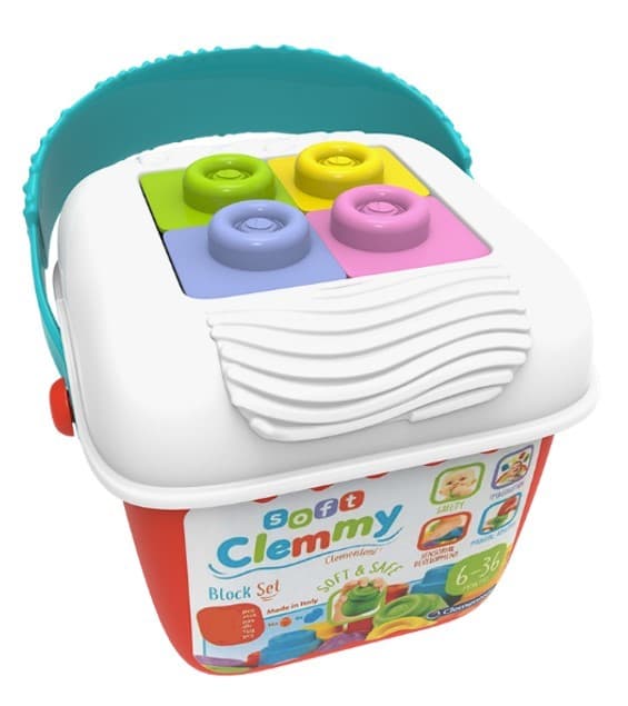 Plocklåda Soft Clemmy Sensorisk Clementoni