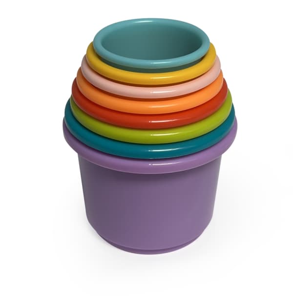 Happy Baby Stabling Cups Rainbow