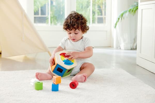 Hape Färgglad Plocklåda