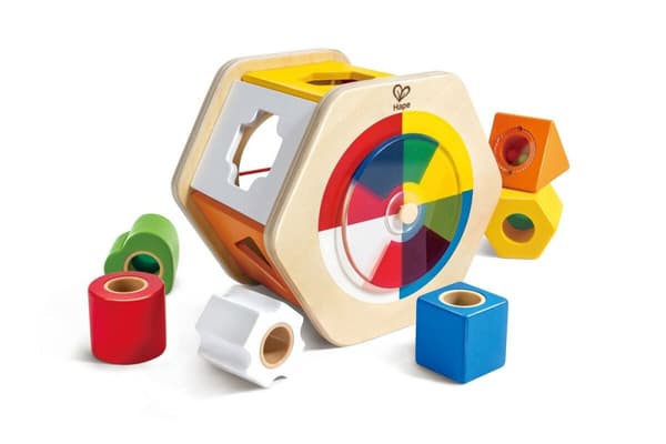 Hape Färgglad Plocklåda