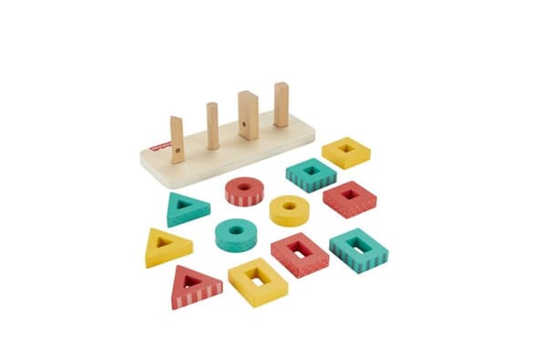 Stapelleksak Trä Fisher-Price