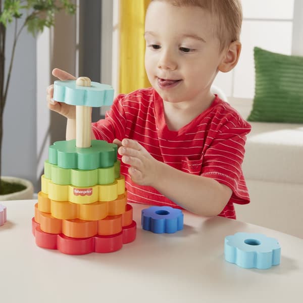 Stapelleksak i Trä Fisher-Price