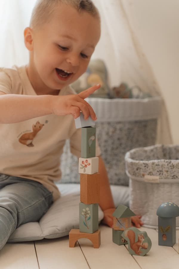 Forest Friends Byggeklosser i Tre Little Dutch