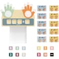 Miniatyrbild 3 av 4: Fingerräknare - TOP LJUS - Filthänder - Addition - Subtraktion - Kardborreband