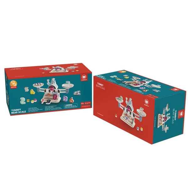 Yummy Balance Bear - TOPP LJUS - Cupcakes - Balansbrickor - Balans - Siffror - Räkna