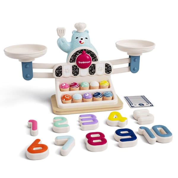 Yummy Balance Bear - TOPP LJUS - Cupcakes - Balansbrickor - Balans - Siffror - Räkna