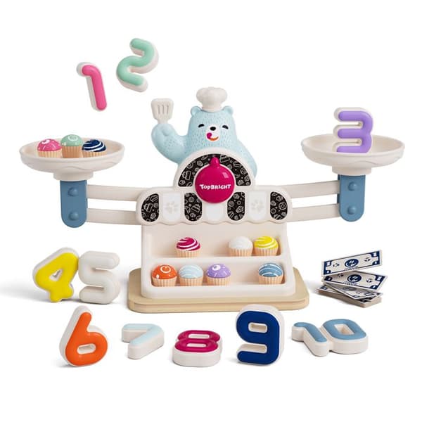 Yummy Balance Bear - TOPP LJUS - Cupcakes - Balansbrickor - Balans - Siffror - Räkna