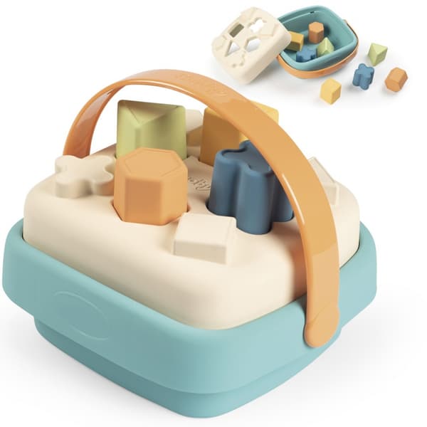 SMOBY pieni vihreä lajittelija biomuovikorissa