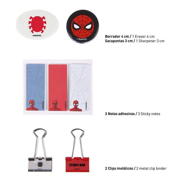 Brevpappersset Spiderman (12 st)
