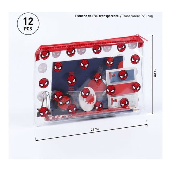 Brevpappersset Spiderman (12 st)