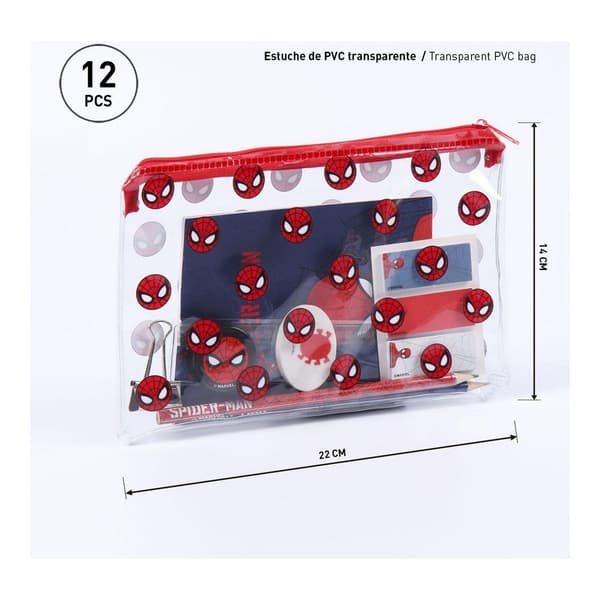 Brevpappersset Spiderman (12 st)