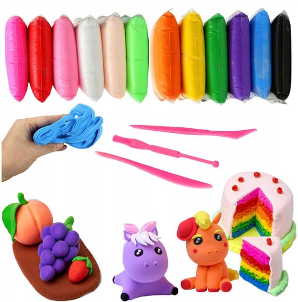 MAGIC PLASTICINE lera senso clay SET