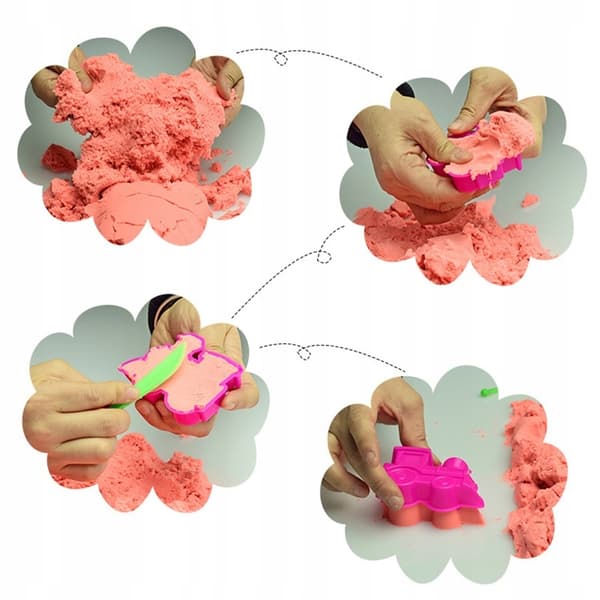 KINETISK SAND 3kg LISTER + SANDLÅDEPOOL