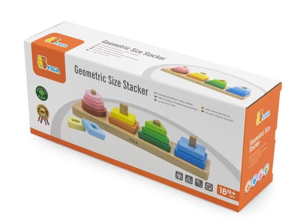 Stapelleksak Geometri VIGA