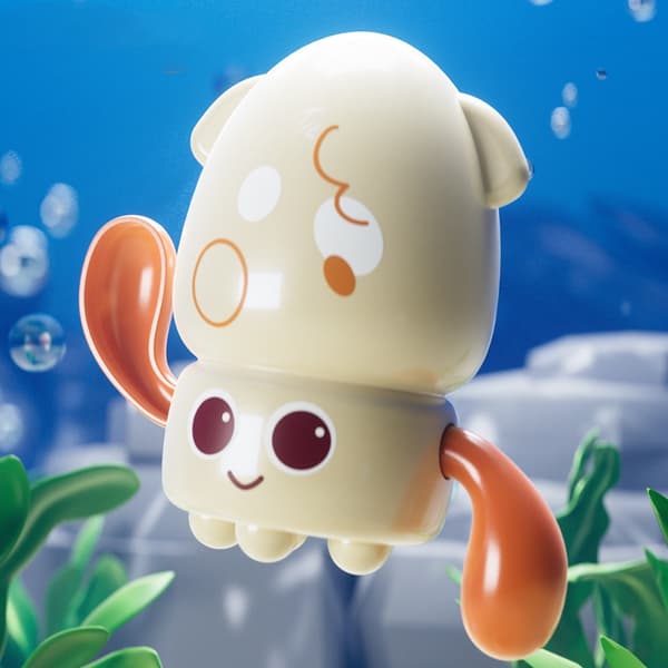 Bath Toy Octopus - Badleksak för barn och badkar